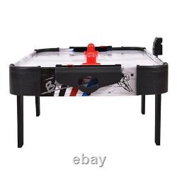 42 Inch Air Powered Hockey Table Top Scoring 2 Pushers Color White