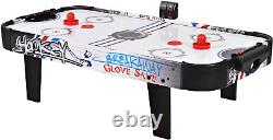 42 Tabletop Air Hockey Game with LED Scoreboard, 2 Pushers, Powerful Motor -Kids