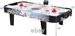 42 Tabletop Air Hockey Game with LED Scoreboard, 2 Pushers, Powerful Motor -Kids