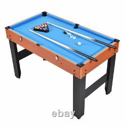 48 3-In-1 Multi Combo Game Table Foosball Soccer Billiards Pool Hockey For Kids