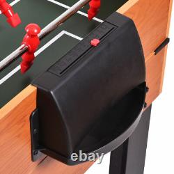 48 3-In-1 Multi Combo Game Table Foosball Soccer Billiards Pool Hockey For Kids