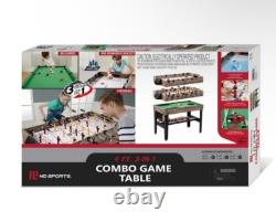 48 3-In-1 Multi Game, Pool Table, Air Hockey, Foosball Table, by