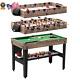 48 3-in-1 Combo Game Pool Table Air Hockey Foosball Table by MD Sports