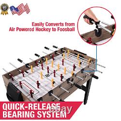 48 3-in-1 Combo Game Pool Table Air Hockey Foosball Table by MD Sports