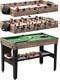 48 3-in-1 Multi Game Pool Table Air Hockey Foosball Table by MD Sports