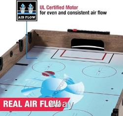 48 3-in-1 Multi Game Pool Table Air Hockey Foosball Table by MD Sports