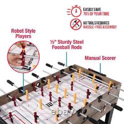 48 3-in-1 Multi Game, Pool Table, Air Hockey, Foosball Table, by MD Sports SALE