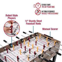 48 3-in-1 Multi Game Table Pool, Air Hockey, and Foosball Combo