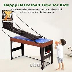 48 9-in-1 Multi Game Table Comb Arcade Set Pool Air Hockey Soccer Ping Pong Kid