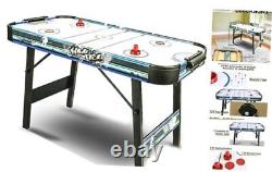 48 Air Hockey Game Table 4ft Arcade Style Table with Smooth PVC Skinned