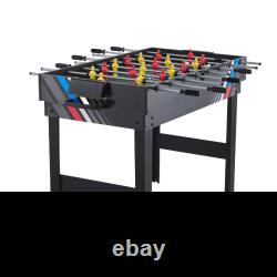 48 Air Hockey Table 4-in-1 Combo Game Table Hockey Foosball Ping Pong Billiard