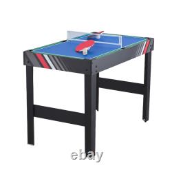 48 Air Hockey Table 4-in-1 Combo Game Table Hockey Foosball Ping Pong Billiard