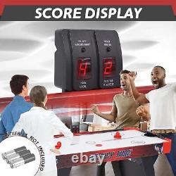 48 Air Hockey Table, Mid-Size Arcade-Style Hockey Game Table, Includes 2 Pucks