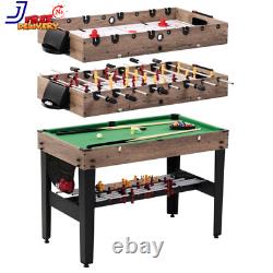 48 Combo Air Powered Hockey Game Table Black FREE SHIPPING USA