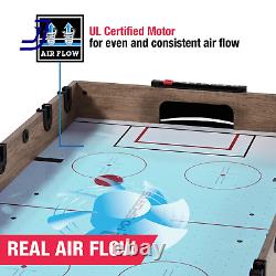 48 Combo Air Powered Hockey Game Table Black FREE SHIPPING USA