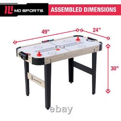 48 Inch Air Powered Hockey Table Sports Game Electronic Overhead Scorer Indoor