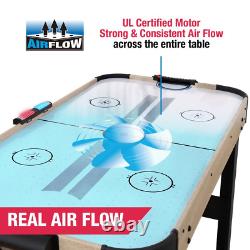 48 Inch Air Powered Hockey Table Sports Game Electronic Overhead Scorer Indoor