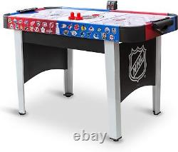 48 Mid-Size NHL Rush Hover Hockey Game Table Easy Setup Air-Powered Play LED