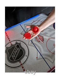 48 Mid-Size NHL Rush Indoor Hover Hockey Game Table Easy Setup, Air-Powered