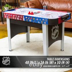 48 Mid-Size NHL Rush Indoor Hover Hockey Game Table Easy multicolored