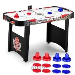 48 Powered Hockey Table Easy Setup Air Powered Mid Size Hockey Table Sports