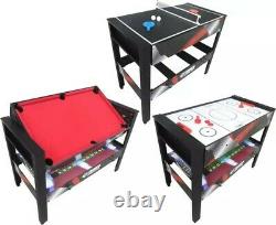 48 swivel Triumph 4 In 1 Multi-game Table billiards tennis archery air hockey