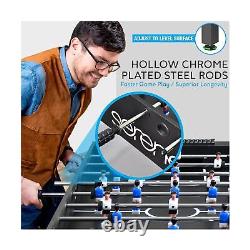 48in Competition Sized Foosball Table, Soccer for Home, Arcade Game Room, 2 B