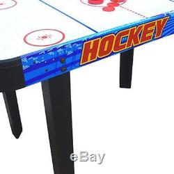 4Ft Whirlwind Air Hockey Table MAINS OPERATED Games Children Toys PLAY Activity