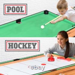 4In1 Multi Game Table, 48 Sports Arcade with Accessories, Ping Pong, Air Hockey