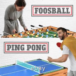 4In1 Multi Game Table, 48 Sports Arcade with Accessories, Ping Pong, Air Hockey