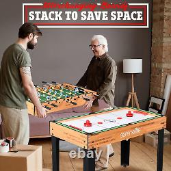 4In1 Multi Game Table, 48 Sports Arcade with Accessories, Ping Pong, Air Hockey