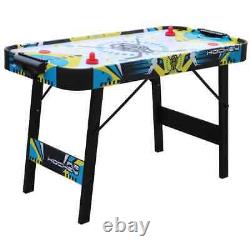 4ft Air Hockey Game Table 2 Players 6+ Gift Challenge 122cm Standing Toy Folding