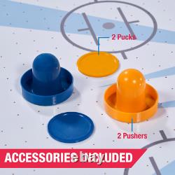 4ft Air Powered Hockey Table with Interactive LED light-up scorer Arcade Game