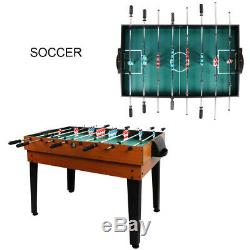 4in1 Arcade Table Air Hockey Foosball Ping Pong Billiards Fun Game Room 4ft