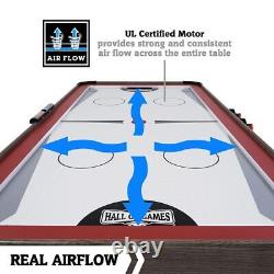 5.5' Arcade Air Powered Hockey Table and Tennis Top 2-in-1 with Pusher, Puck