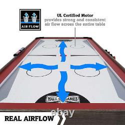 5.5 ft. Arcade Air Hockey Table and Tennis Top 2-in-1 with Accessories by Hall