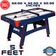 5 Feet Air Powered Hockey Table with Overhead Electronic Scorer