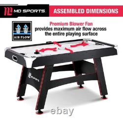 5 Ft. Air Hockey Table with Led Electronic Scorer