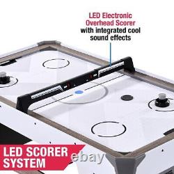 5 Ft. Air Powered Hockey Table With Overhead Electronic Scorer 60 X 32 X 32