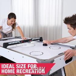 5 Ft. Air Powered Hockey Table with Overhead Electronic Scorer, 60 X 32 X 32