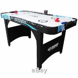 5' White Air Powered Hockey Table Indoor Sports Games Electronic Scorer Home