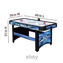 5 ft. Air Hockey Game Indoor Table With Electronic Scoring For Family Game Rooms