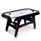 5 ft. Air Hockey Table with Led Electronic Scorer Indoor Family Game Room Play
