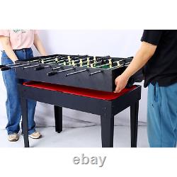 5 in 1 Multi Game Table Billiards Foosball Air Hockey Pong Basketball