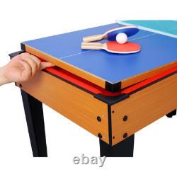 5 in 1 Multi Game Table Billiards Foosball Air Hockey Pong Basketball