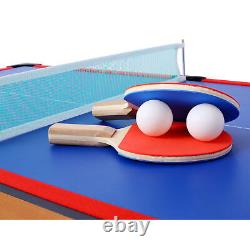 5 in 1 Multi Game Table Billiards Foosball Air Hockey Pong Basketball