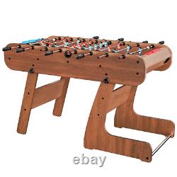 53 2-in-1 Game Table Foosball and Air Hockey Arcade for Family Fun