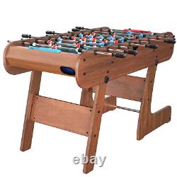 53 2-in-1 Game Table Foosball and Air Hockey Arcade for Family Fun