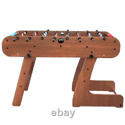 53 2-in-1 Game Table Foosball and Air Hockey Arcade for Family Fun