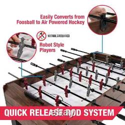 54 4-In-1 Multi Game Pool Table Table Tennis Pong Table Air Hockey Foosball by